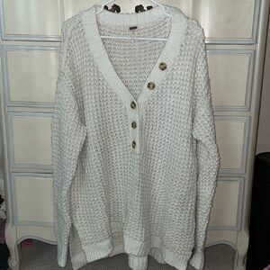 Oversized Knit Free People Sweater Sz S
